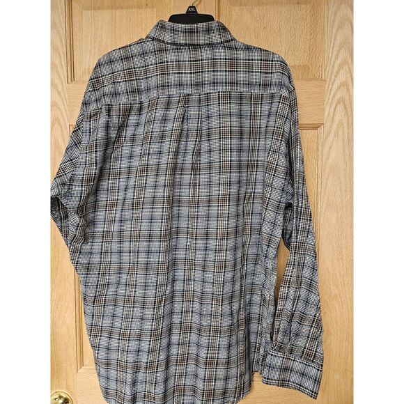 Peter Millar XL Plaid Cotton‎ Button Down Shirt - Picture 4 of 6